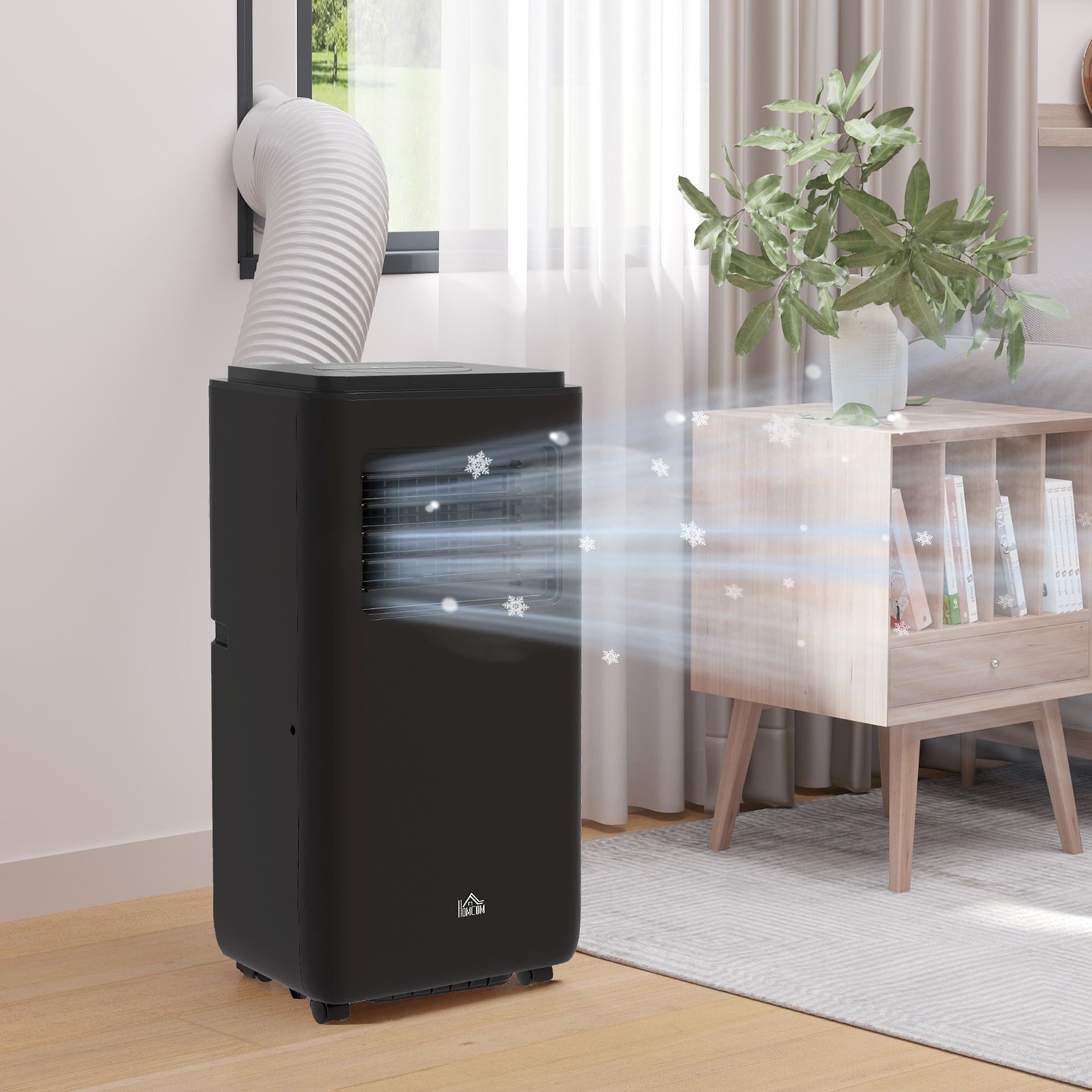 8, 000 BTU Moible Air Conditioner 345 Sq. Ft., Dehumidifier Fan Auto Sleep with