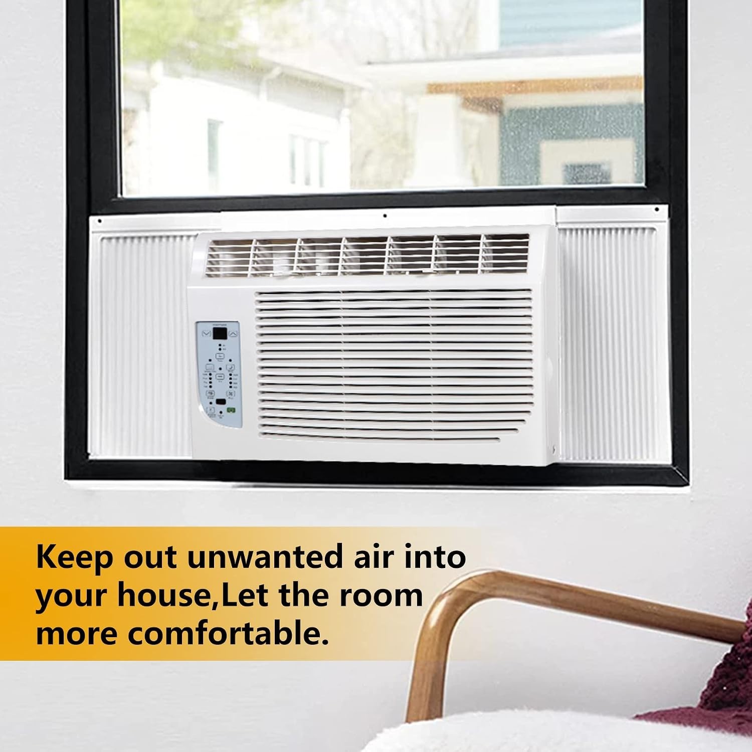 Window Air Conditioner Side Panel and Frame Set Fits 5000BTU Window Units