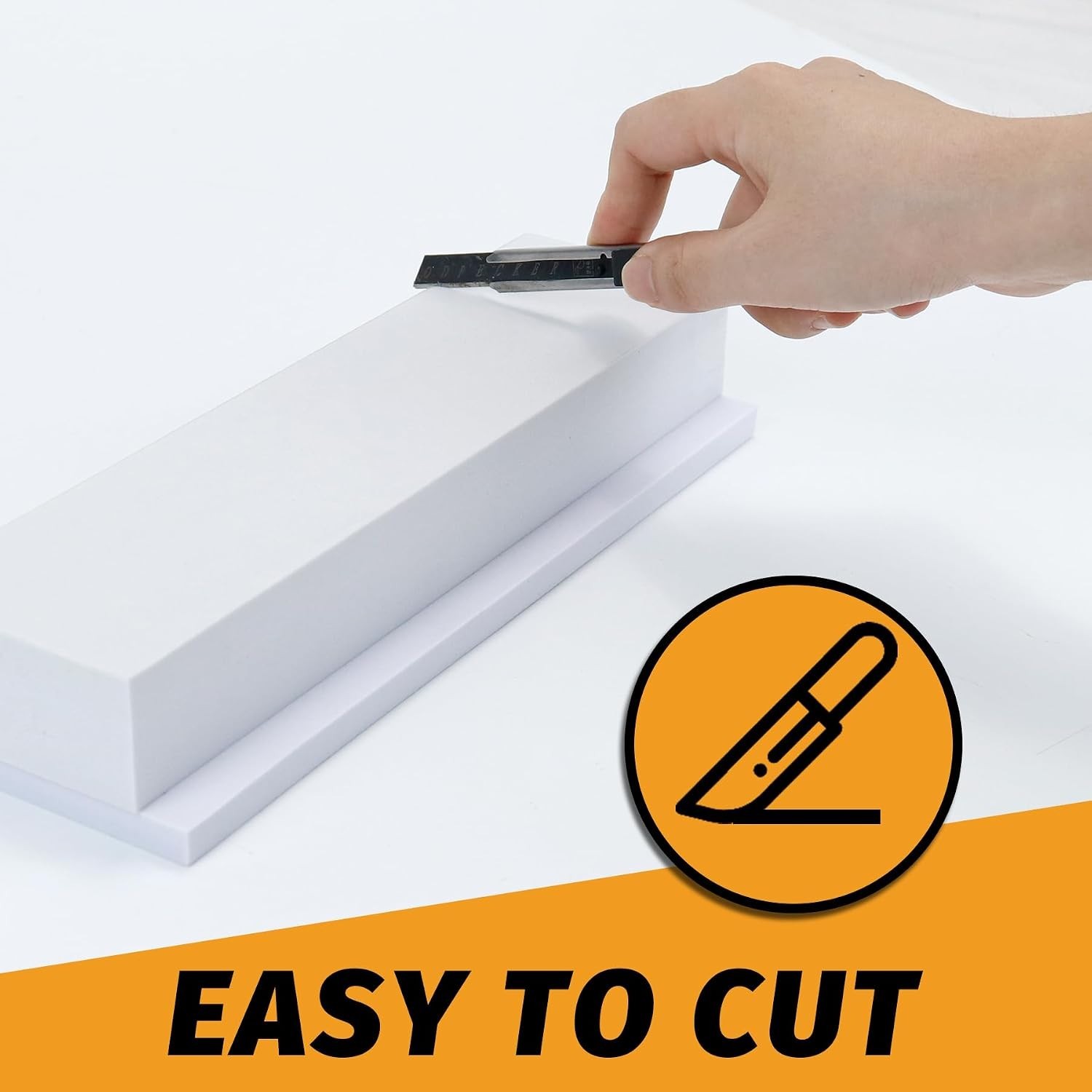 2 Pack of White Foam Block Insulation for U-Shape AC Units – Easy Installation