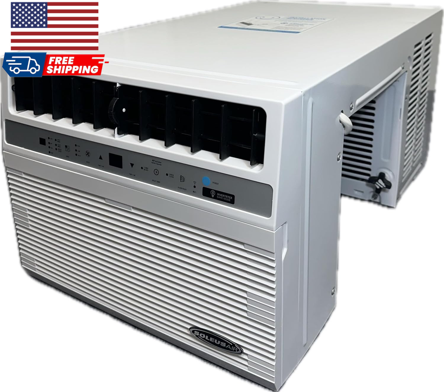 12,000 BTU Window Air Conditioner with 10,000 BTU Heater Cooling 115 Volts 12.5&Prime;
