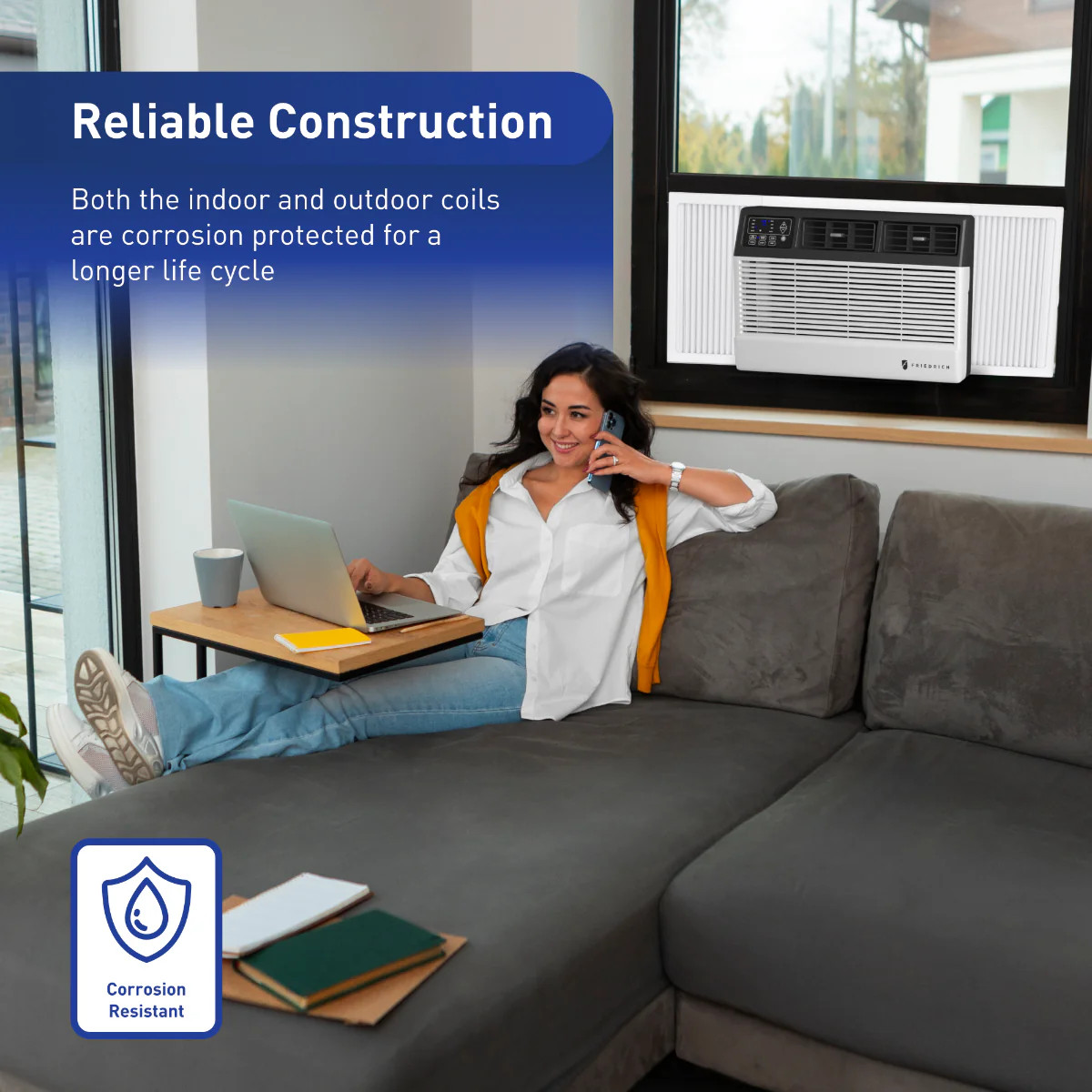 Open-Box: Friedrich Chill Premier 6,000 BTU Window Air Conditioner – Very Good