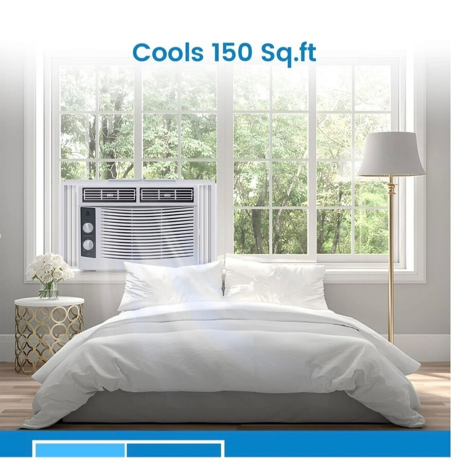 Midea MAW05M1WWT 5000BTU 115V Mechanical Room Air Conditioner – White