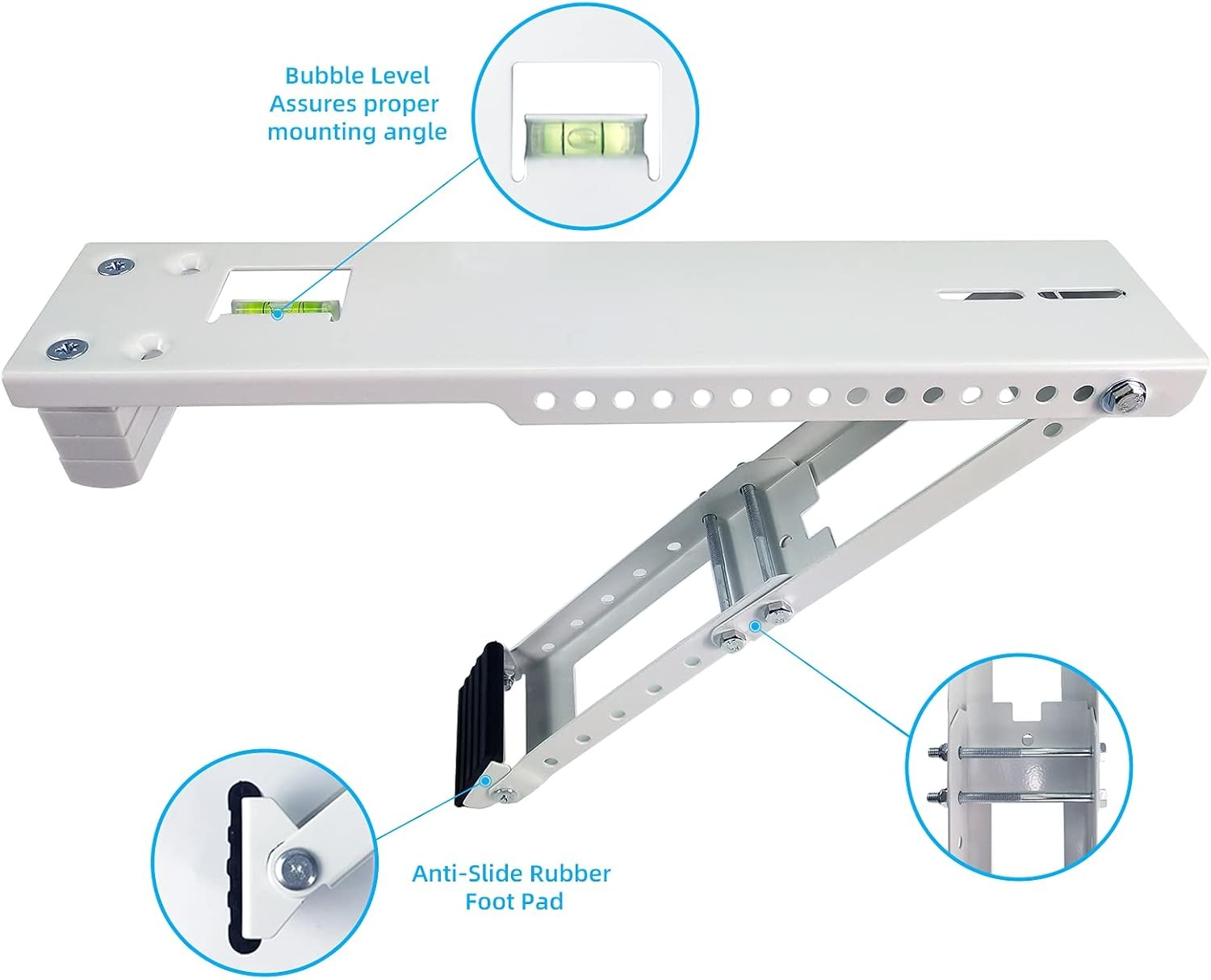 Window Air Conditioner Support Bracket Light Duty Up to 85 lbs Fits for 5K 10K