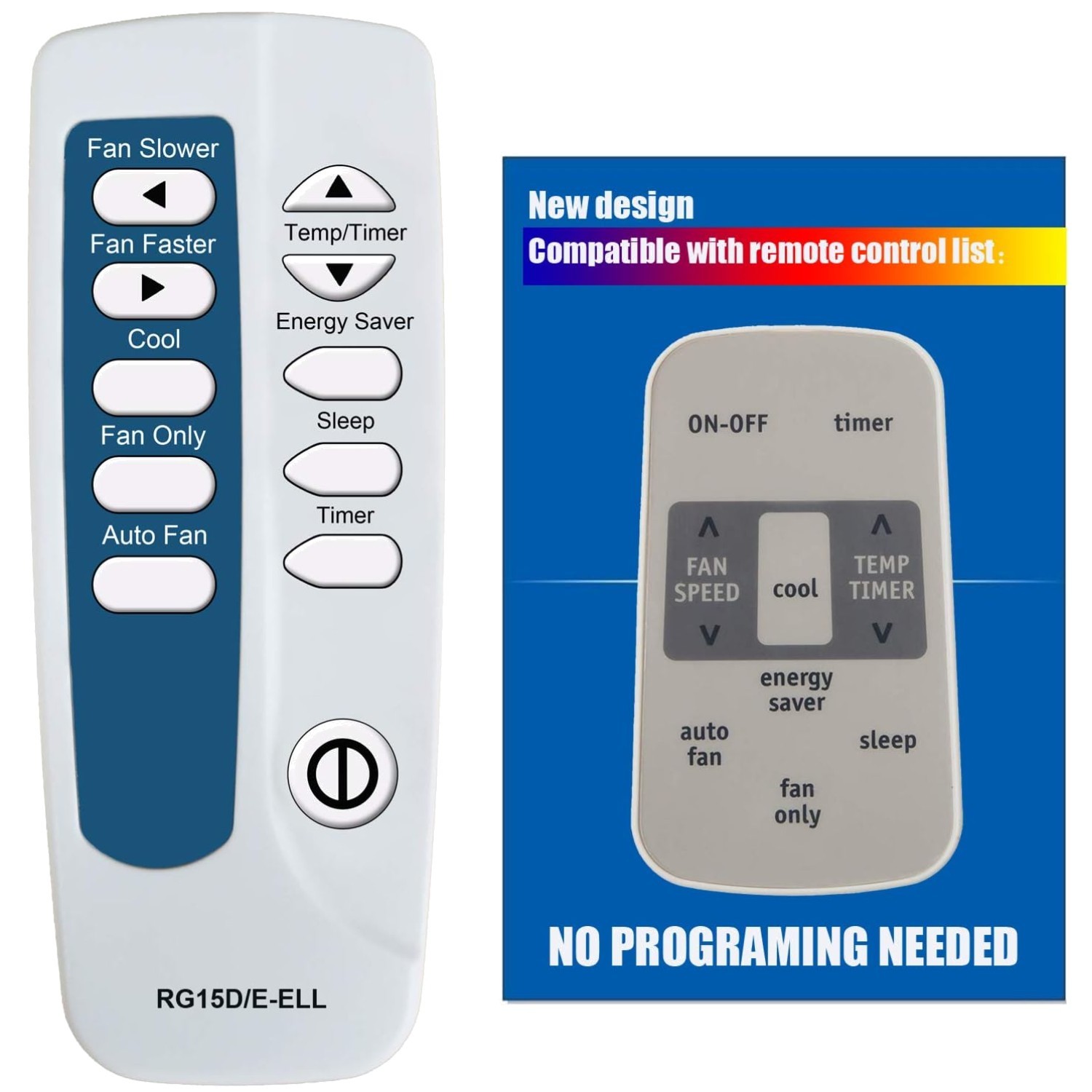 Frigidaire RG15D/E Air Conditioner Remote Control