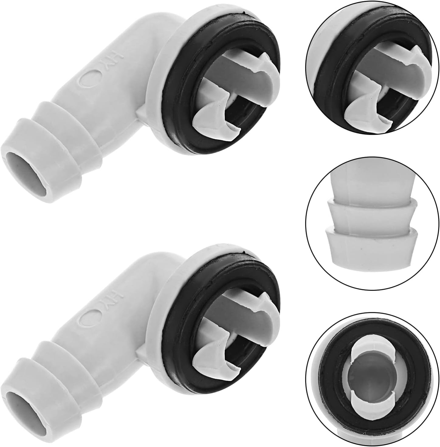 5PCS Air Conditioner Drain Hose Connector Elbow Fitting AC Condensate Water