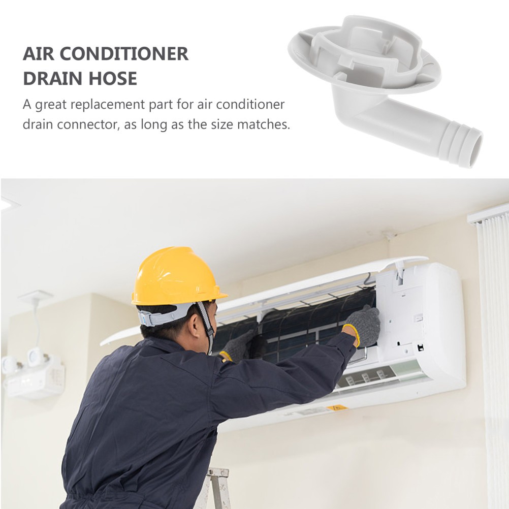 3 Pcs Air Conditioner Drain Kit External Unit Connector Hose Adapter