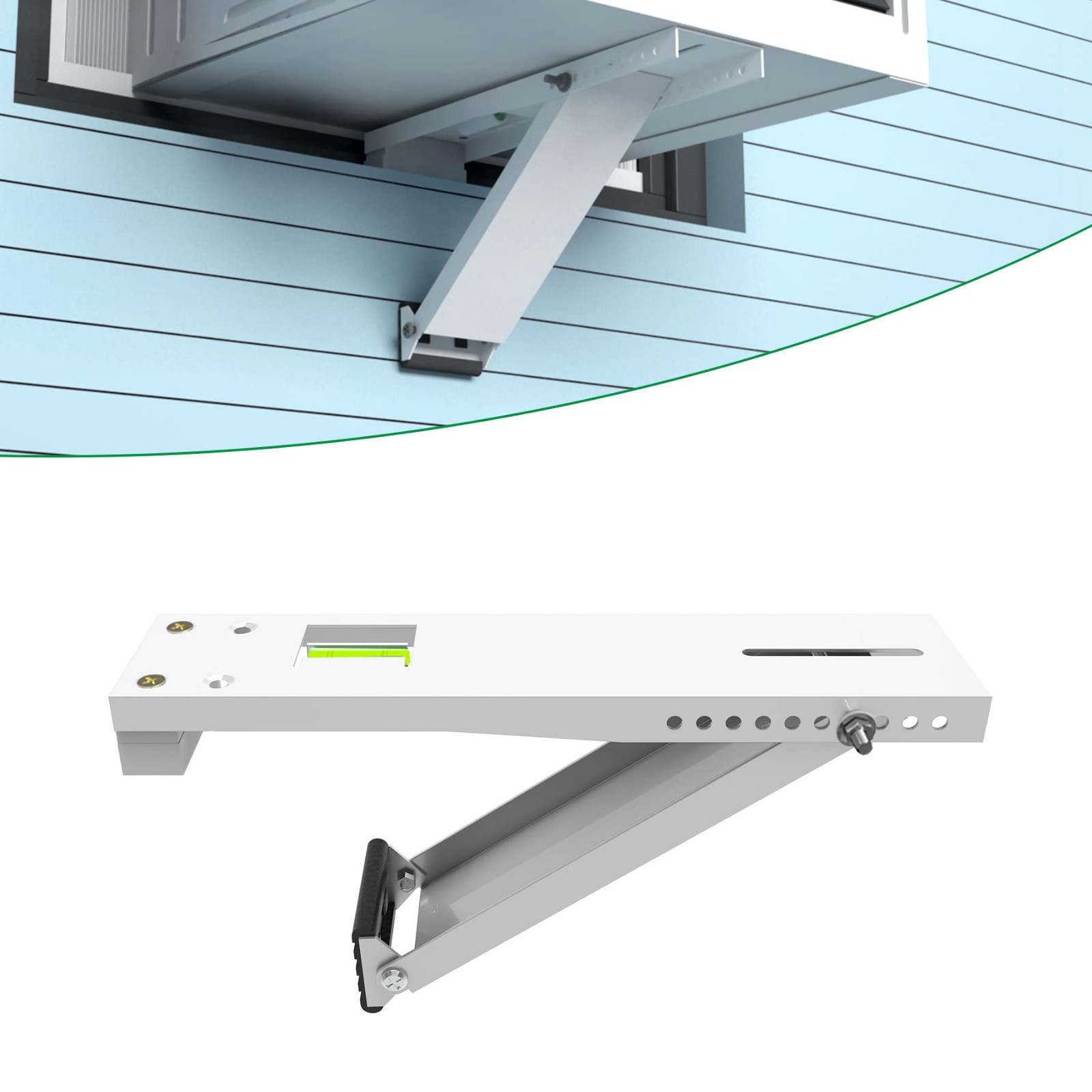 Universal Window Air Conditioner Bracket, Supports Up to 88 lbs, Fits 5,000-12,0