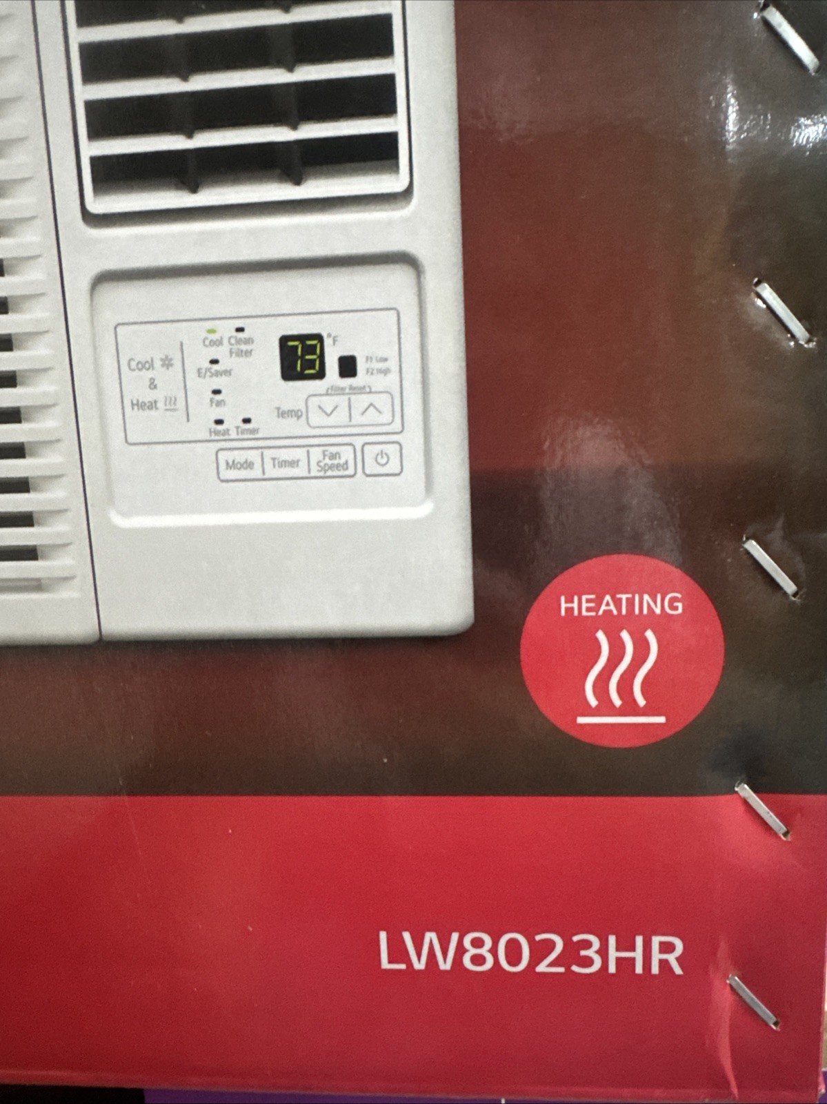 LG 7,600 BTU Window Air Conditioner with Heat