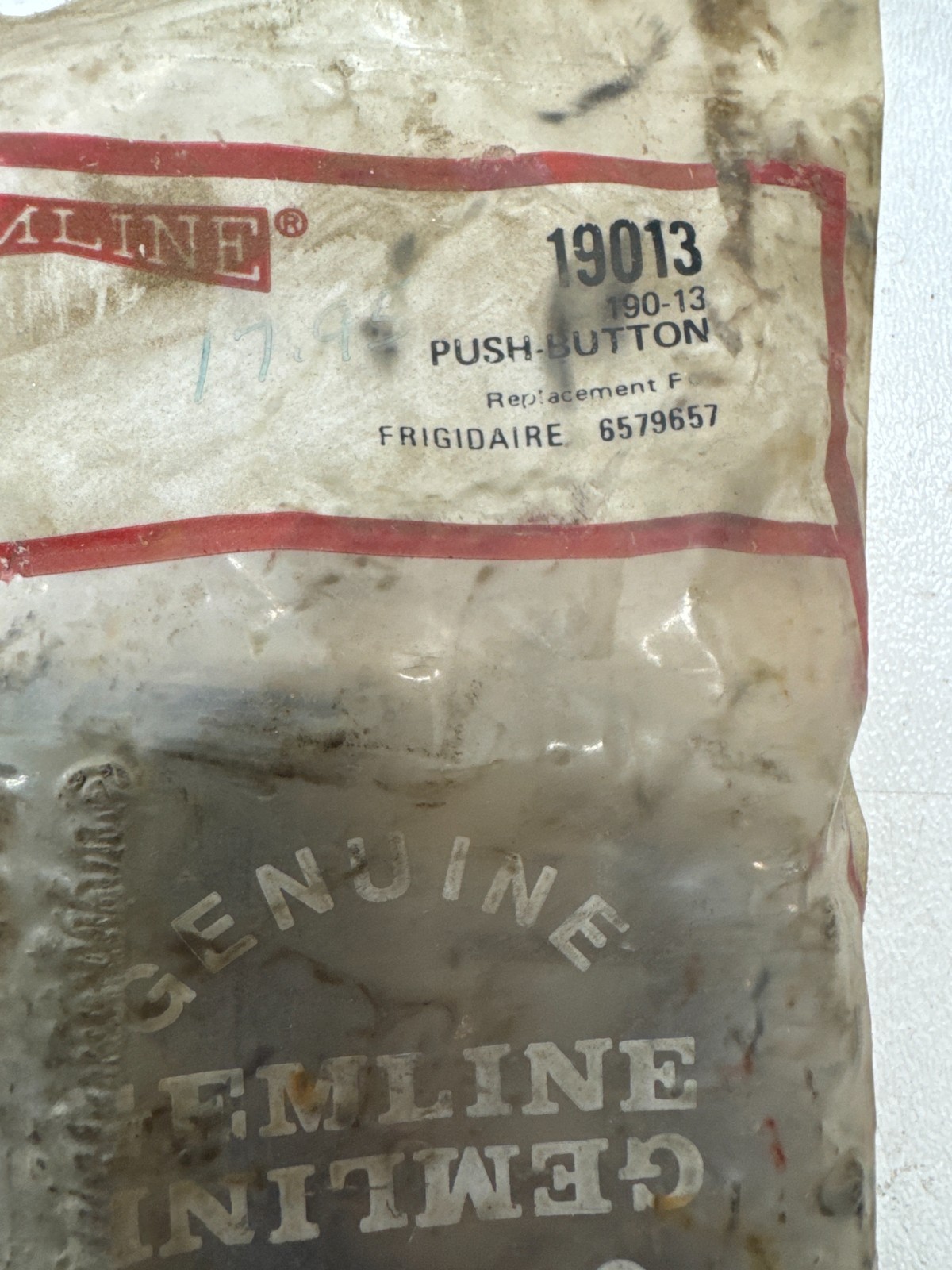 Gemline 19013 Window Air Conditioners Push Button Switch