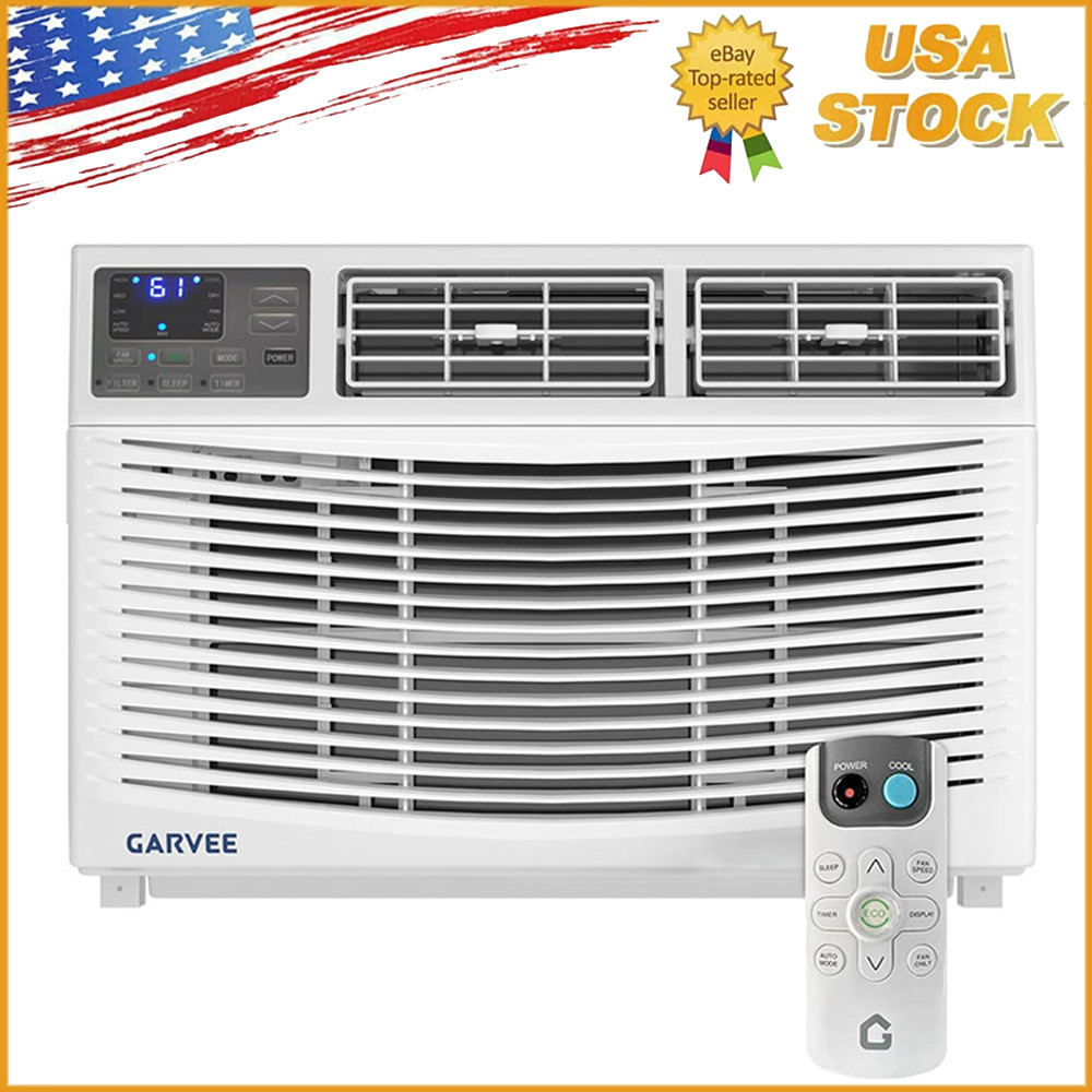 10000 BTU Window Air Conditioner AC Unit Up to 450 Sq. Ft with Remote Control
