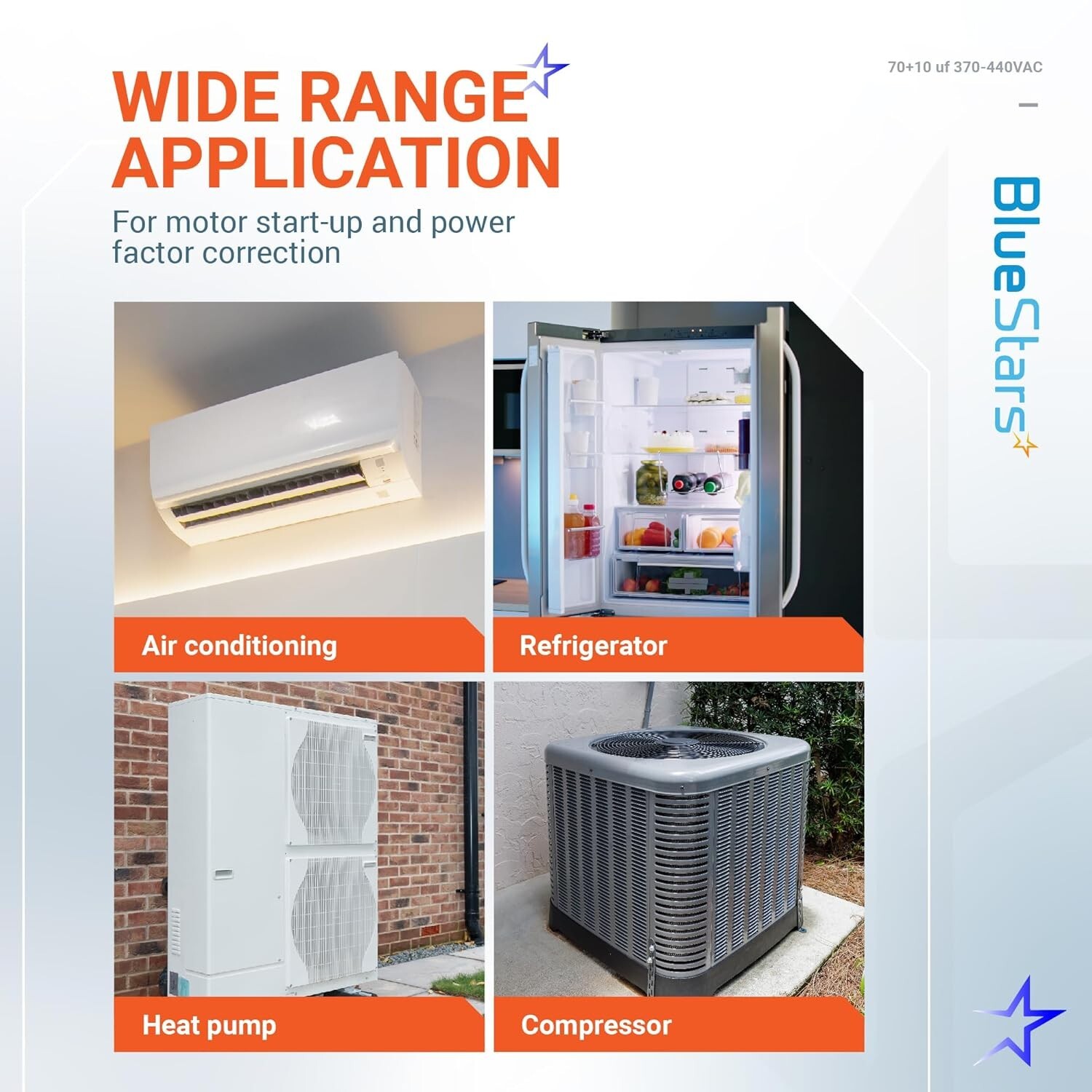 High-Quality 70+10 µF Dual Run Capacitor for AC Units – Easy DIY Solution