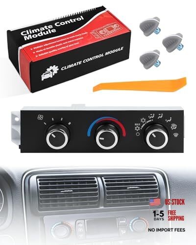 New Upgrade Climate Control Module A/C Heater Air Conditioning Panel 599-217