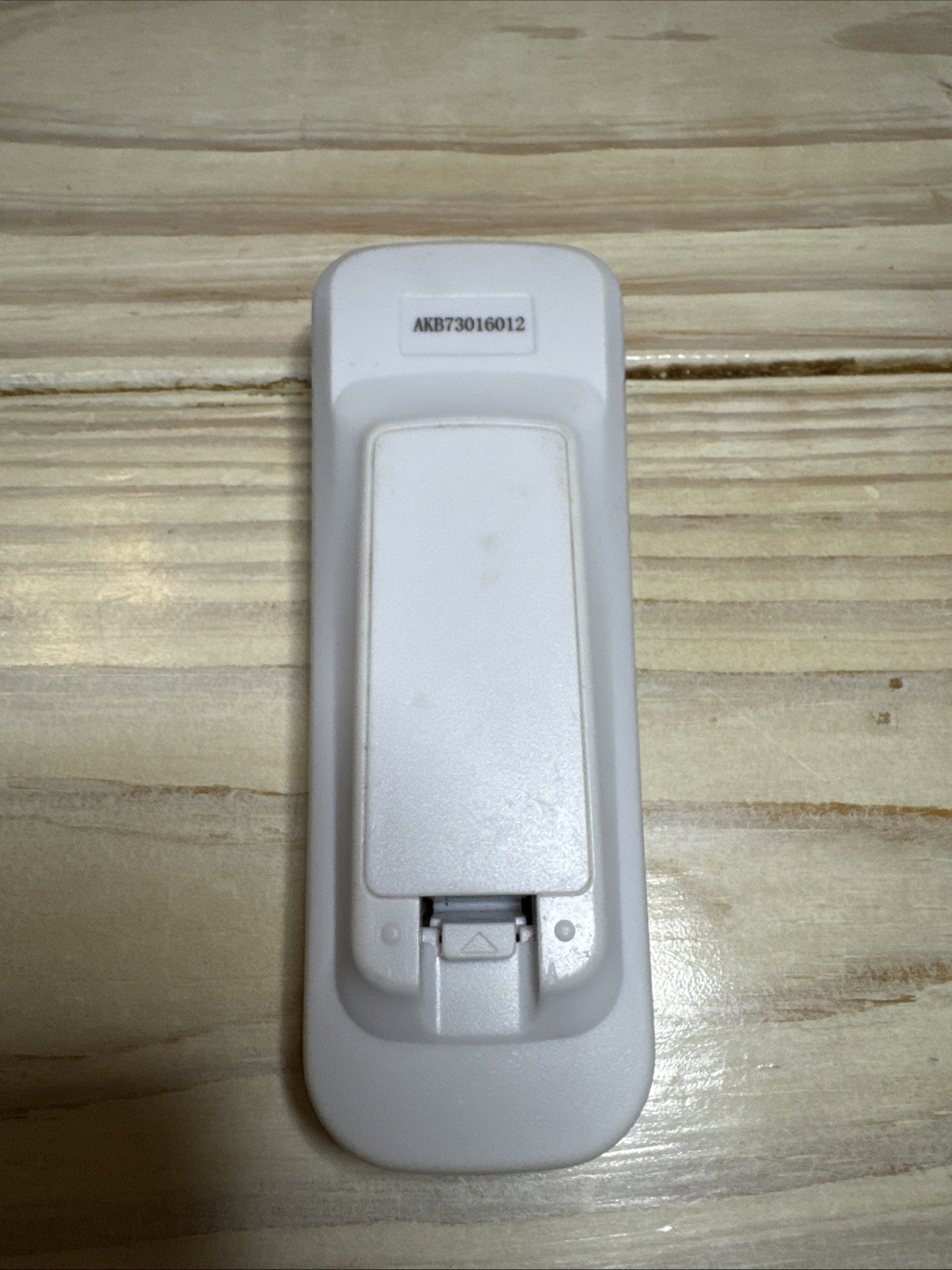 LG AKB73016012 Remote Control White Wireless 6-Button for Window Air Conditioner