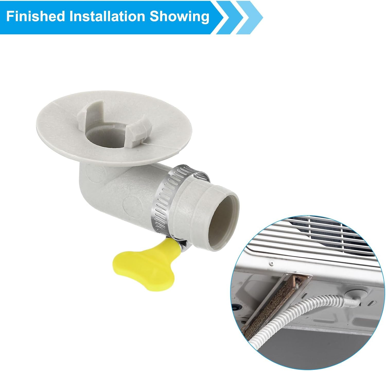 15Mm Air Conditioner Drain Hose Connector, 4 Pcs Universal Drain Connector with