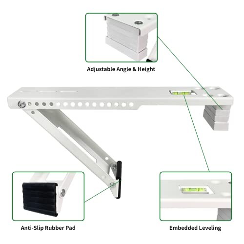 Window Air Conditioner Mounting Support Bracket, Universal AC Unit up to 165lbs