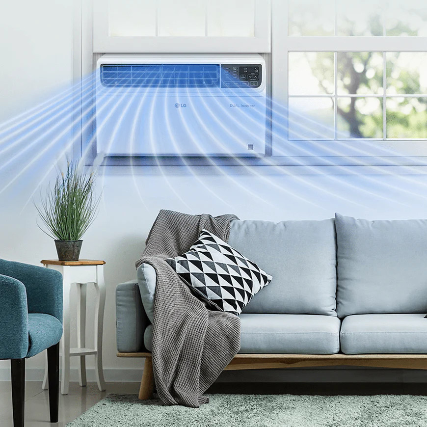 LG 18,000 BTU Dual Inverter Smart Wi-Fi Window Air Conditioner