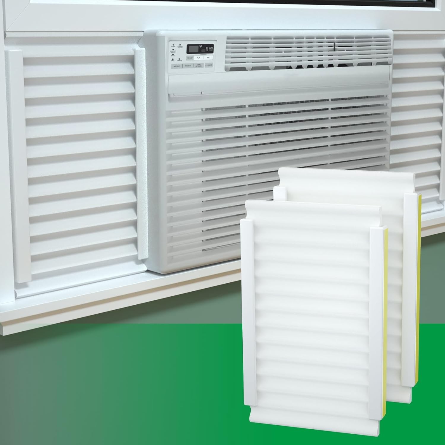 Window Air Conditioner Side Insulated Panel, 2PIC Insulation Panels Window