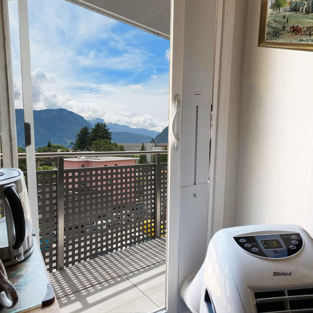 Portable Sliding Door Air Conditioner Kit, New Upgrade Door AC KIT, Adjustable
