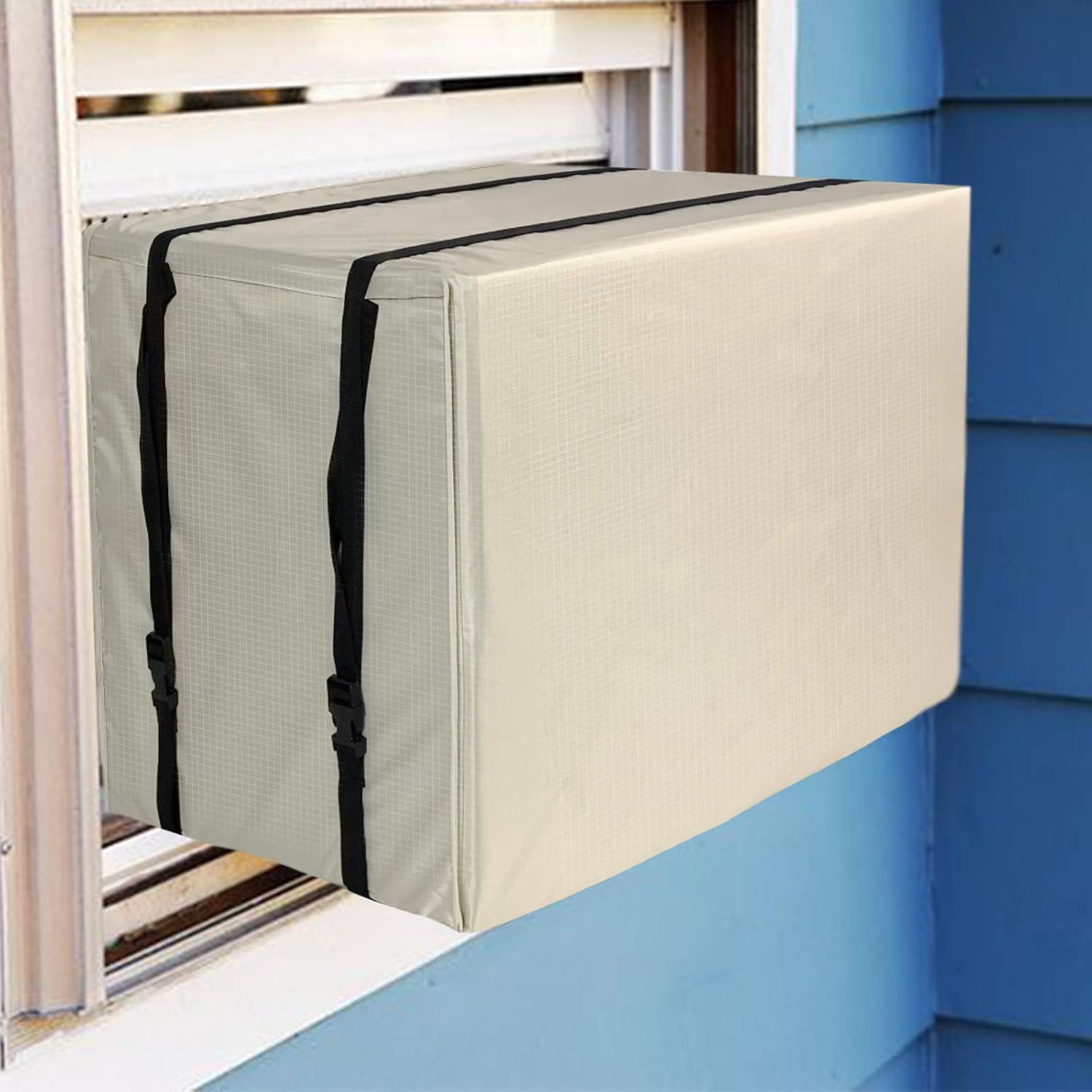Window Air Conditioner Cover L 27&Prime;W X 23&Prime;D X 18&Prime;H Beige