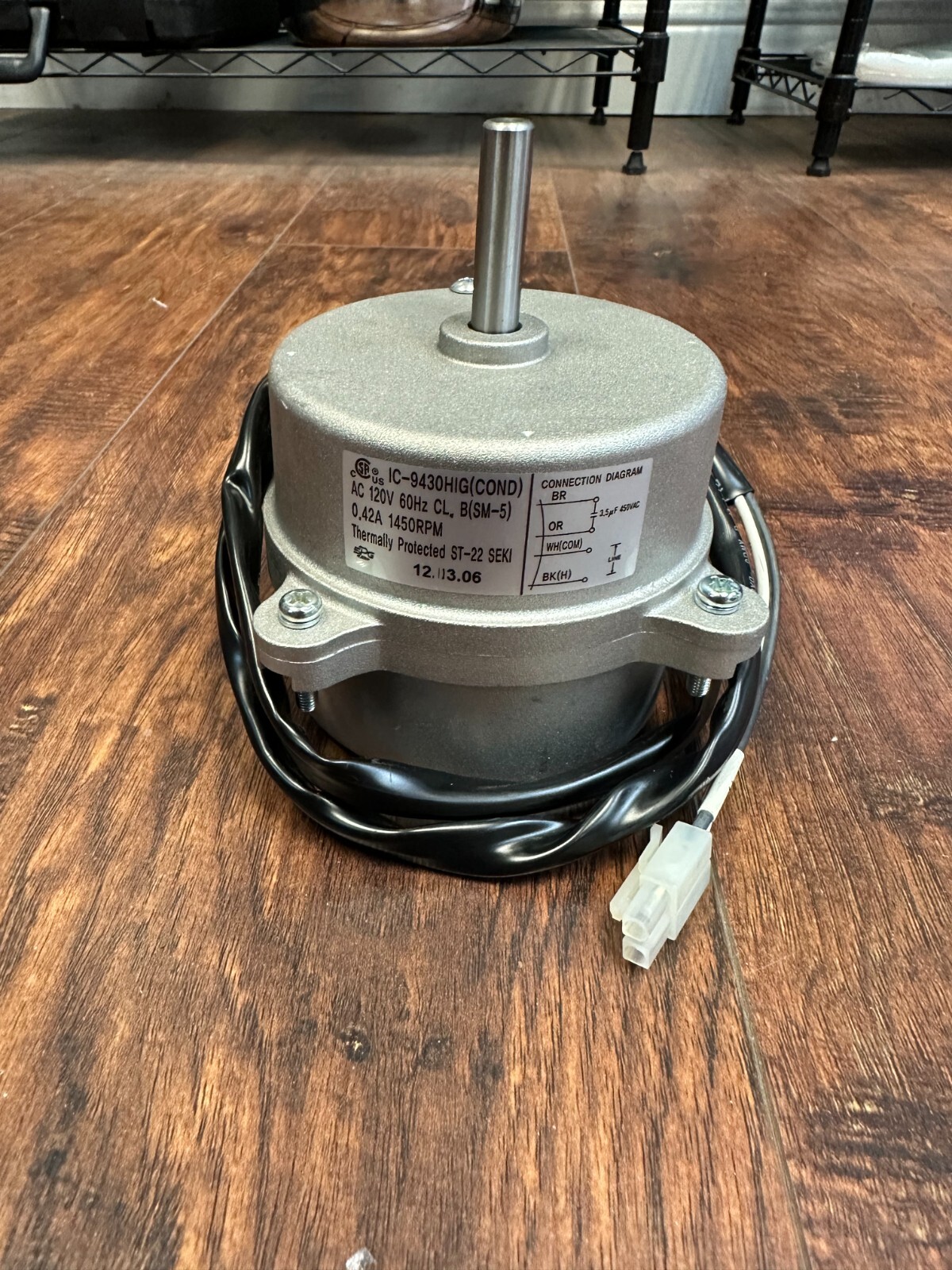 Commercial Air Conditioner Motor – 230V, 1350/1200RPM 