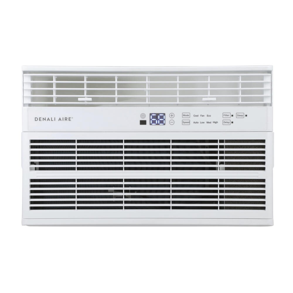 8000 BTU 115V Window Air Conditioner Digital LED 24 Hr Timer 4 Way Room Cooler