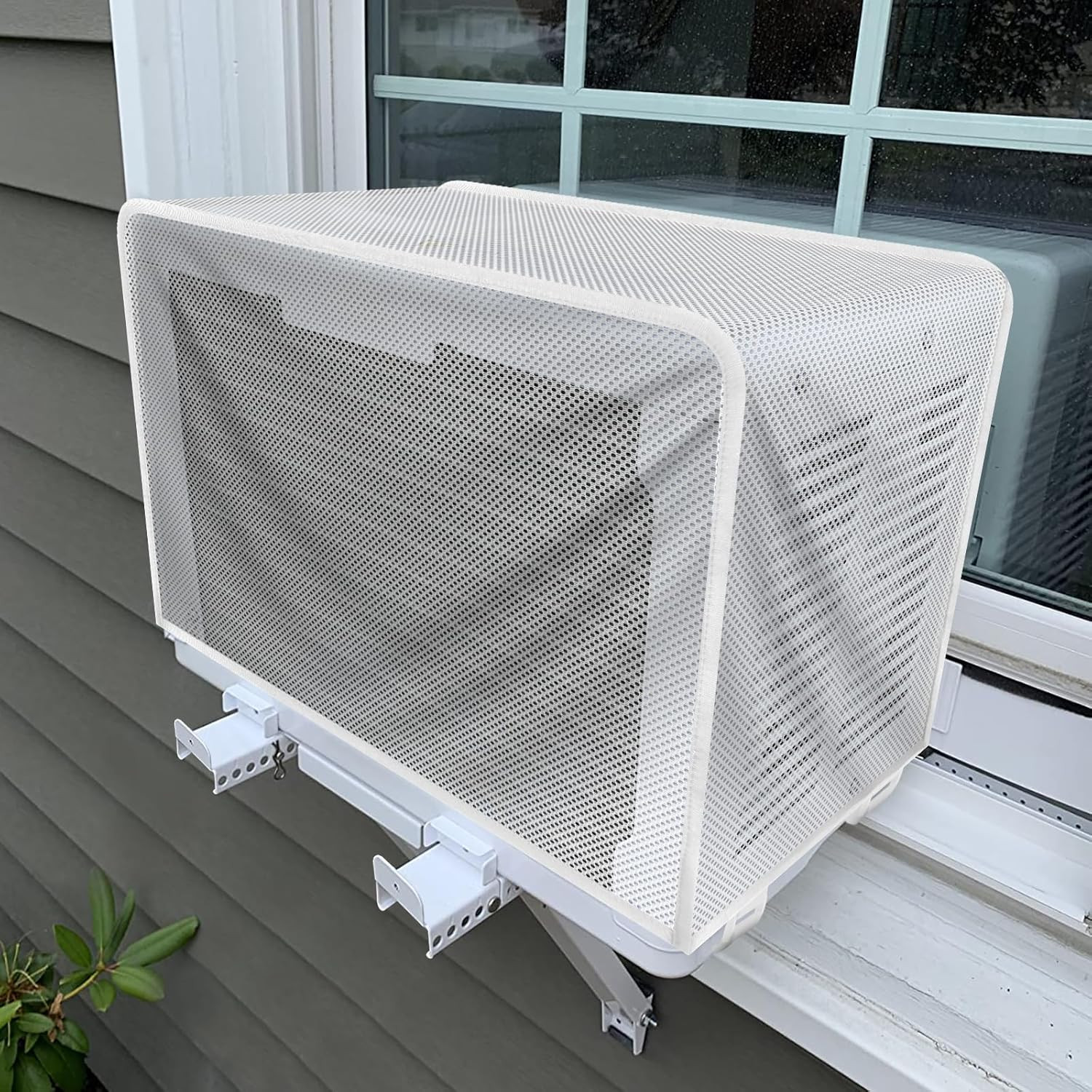 Mesh Outdoor Window Air Conditioner Cover for U-Shaped Window Air Conditioner…