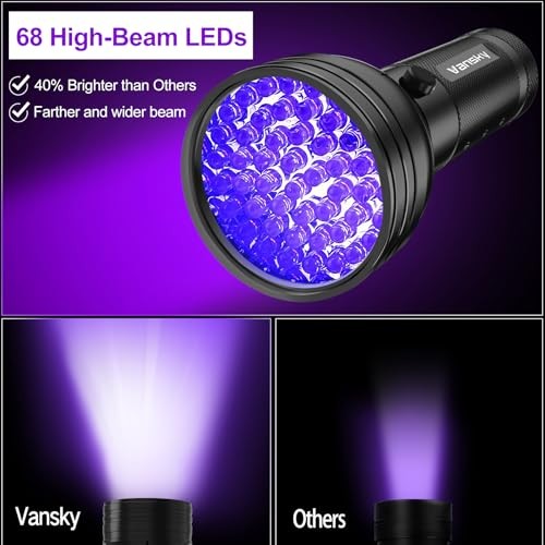 Air Conditioner Leak Detector: Professional Car Tool Automotive AC UV 68 LED