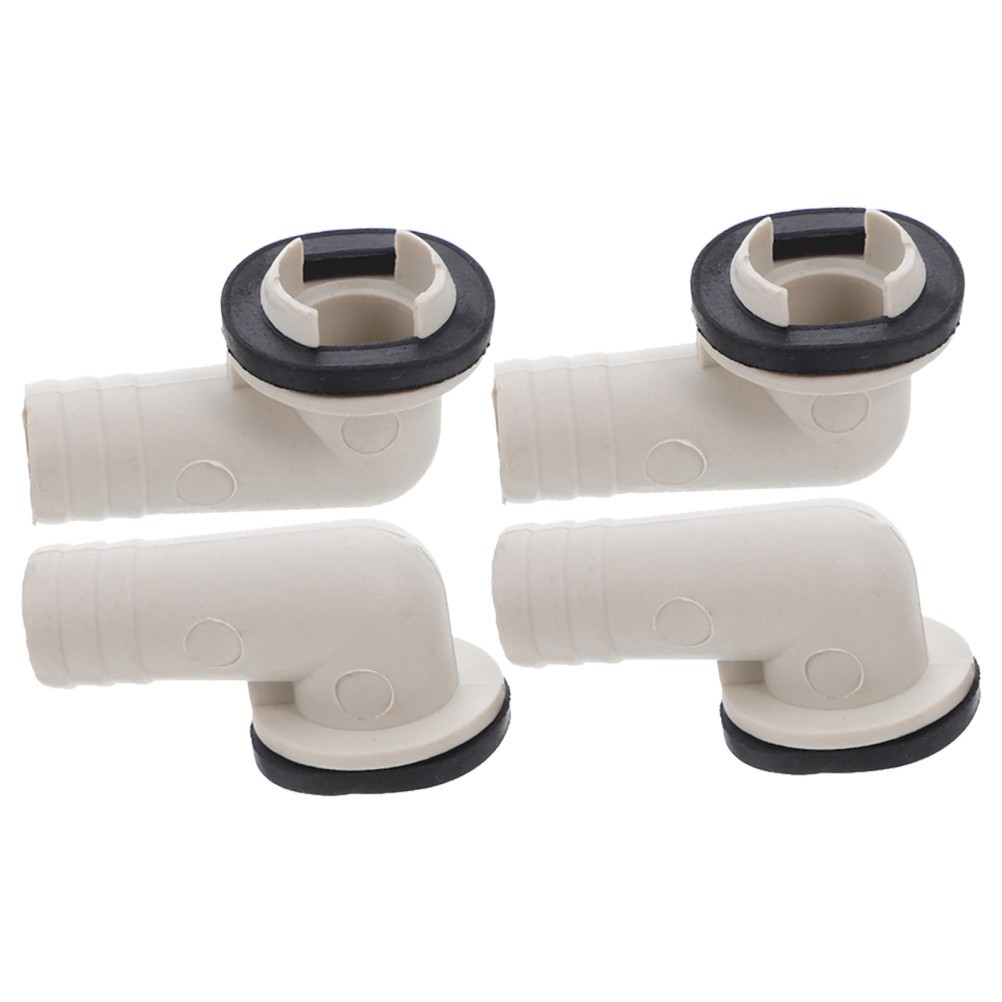 4Pcs Reusable Air Conditioner Drain Hose Adapters Wide Compatibility Leakproof