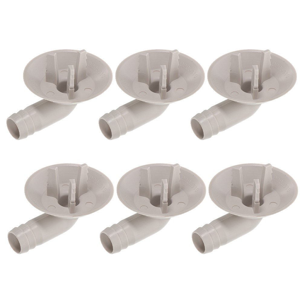 6 Pcs Window Air Conditioner Hose Connector Drain Elbow Fitting Plastic Kit