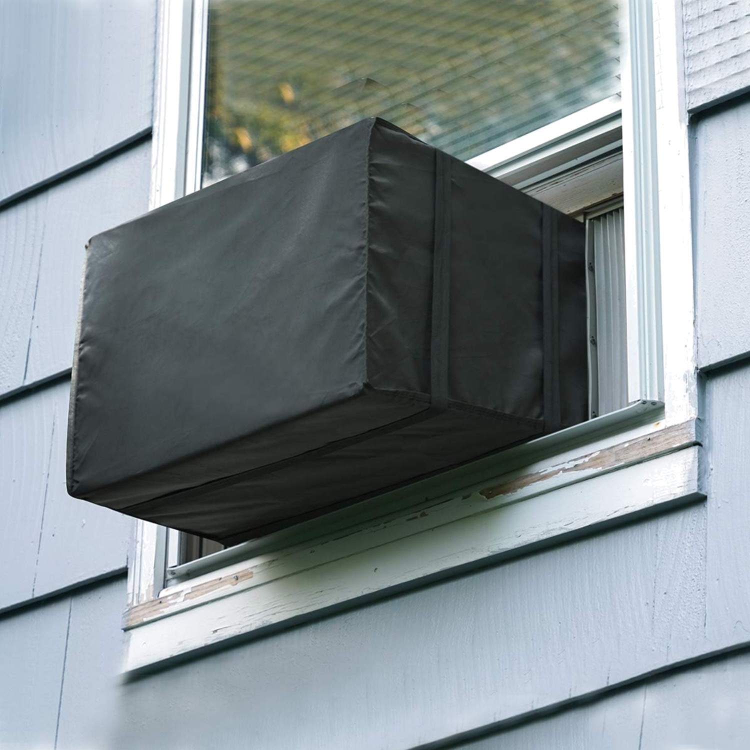 Outdoor Window AC Cover Waterproof Oxford 21x16x15 Protects 3000-7000 BTU