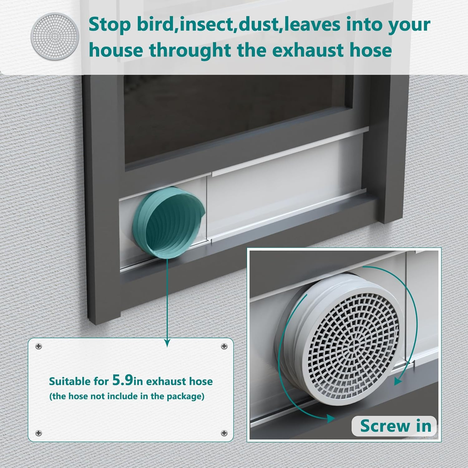 Sliding Door Kit for Portable Air Conditioner,Adjustable Seal Panels for Portabl