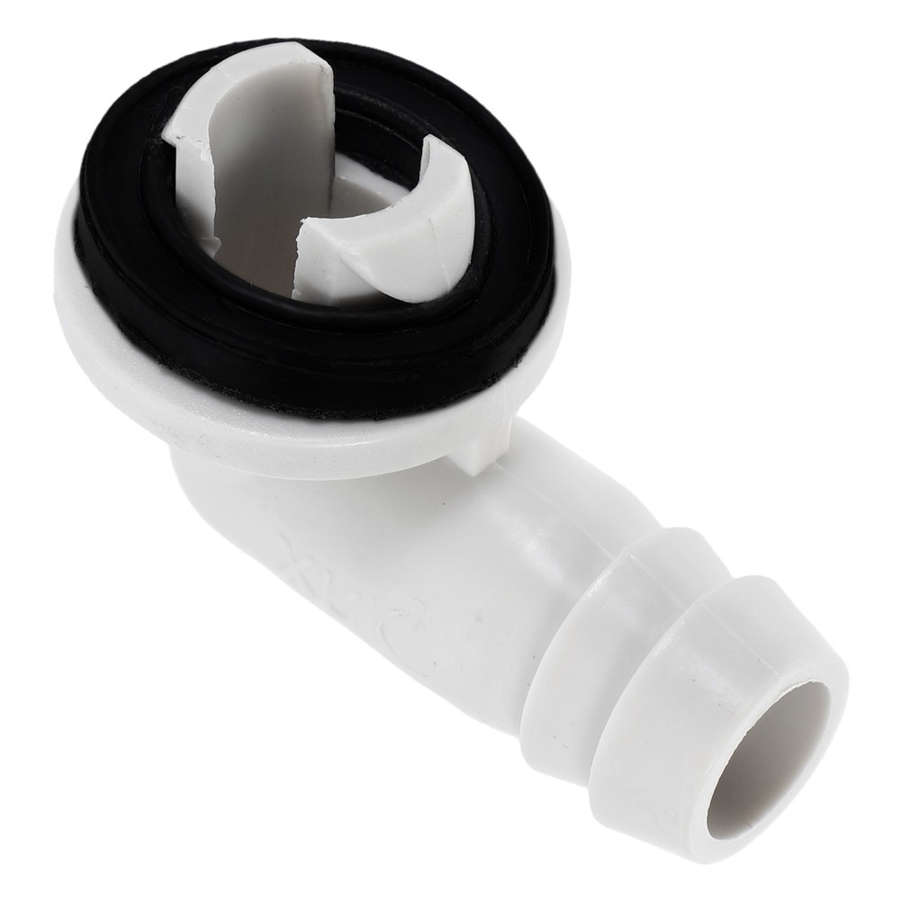 Air Conditioner Drain Hose Fitting Elbow Connector Grey Abs Material Compatible