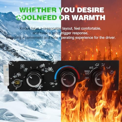 Climate Control Module AC Heater Control Panel for Chevy with mirror heating