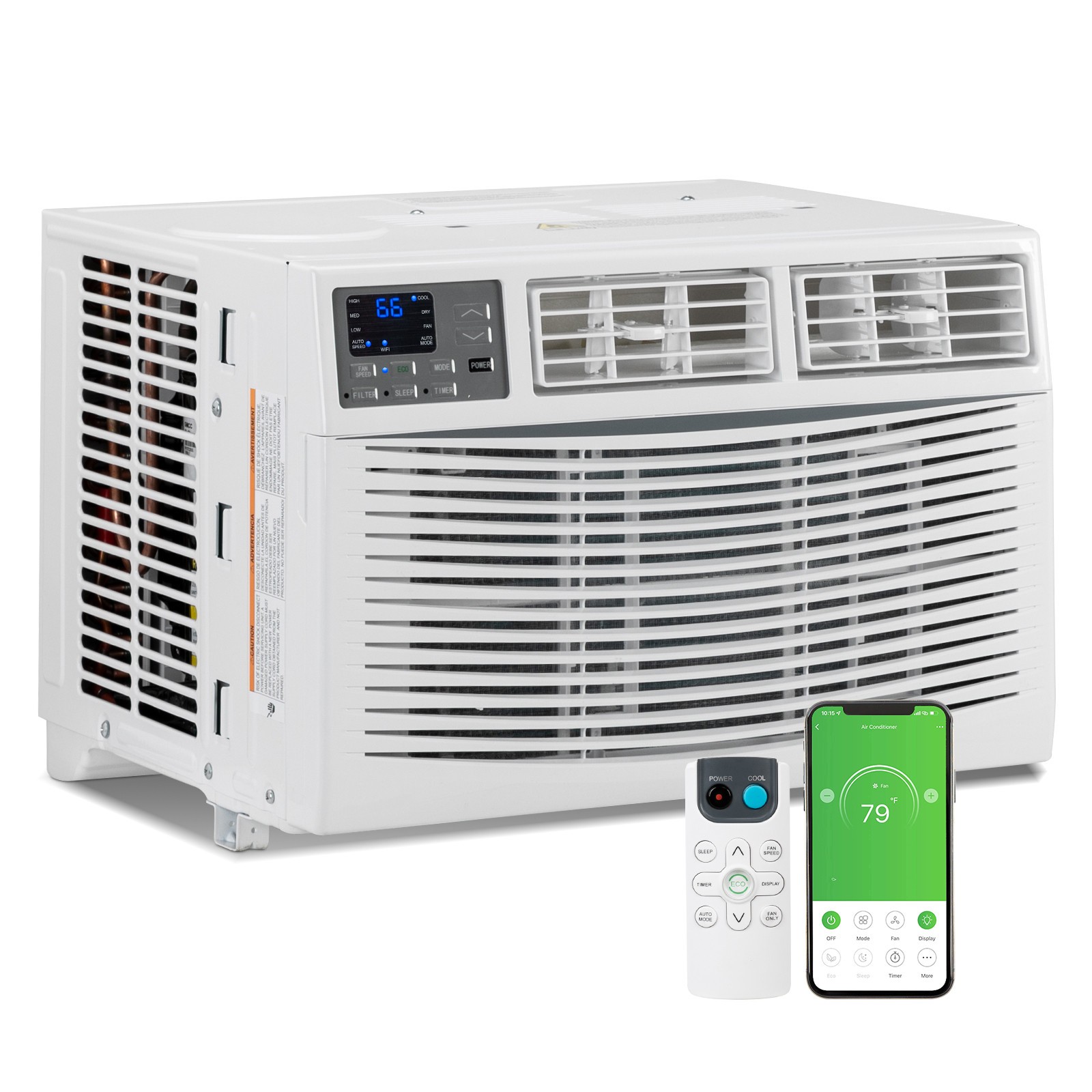 MOTOOS 12000BTU 115V 1250W Window Air Conditioner ABS Window Type Refrigeration
