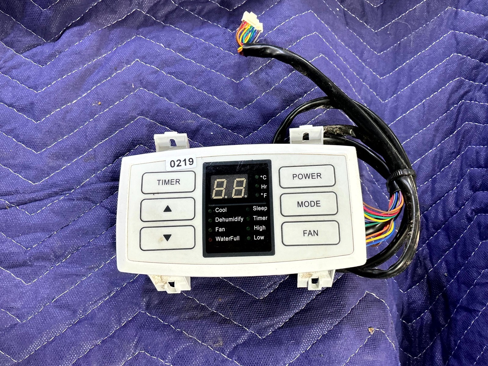 LG Air Conditioner White Electric User Control and Display Board OEM 6871A00085A
