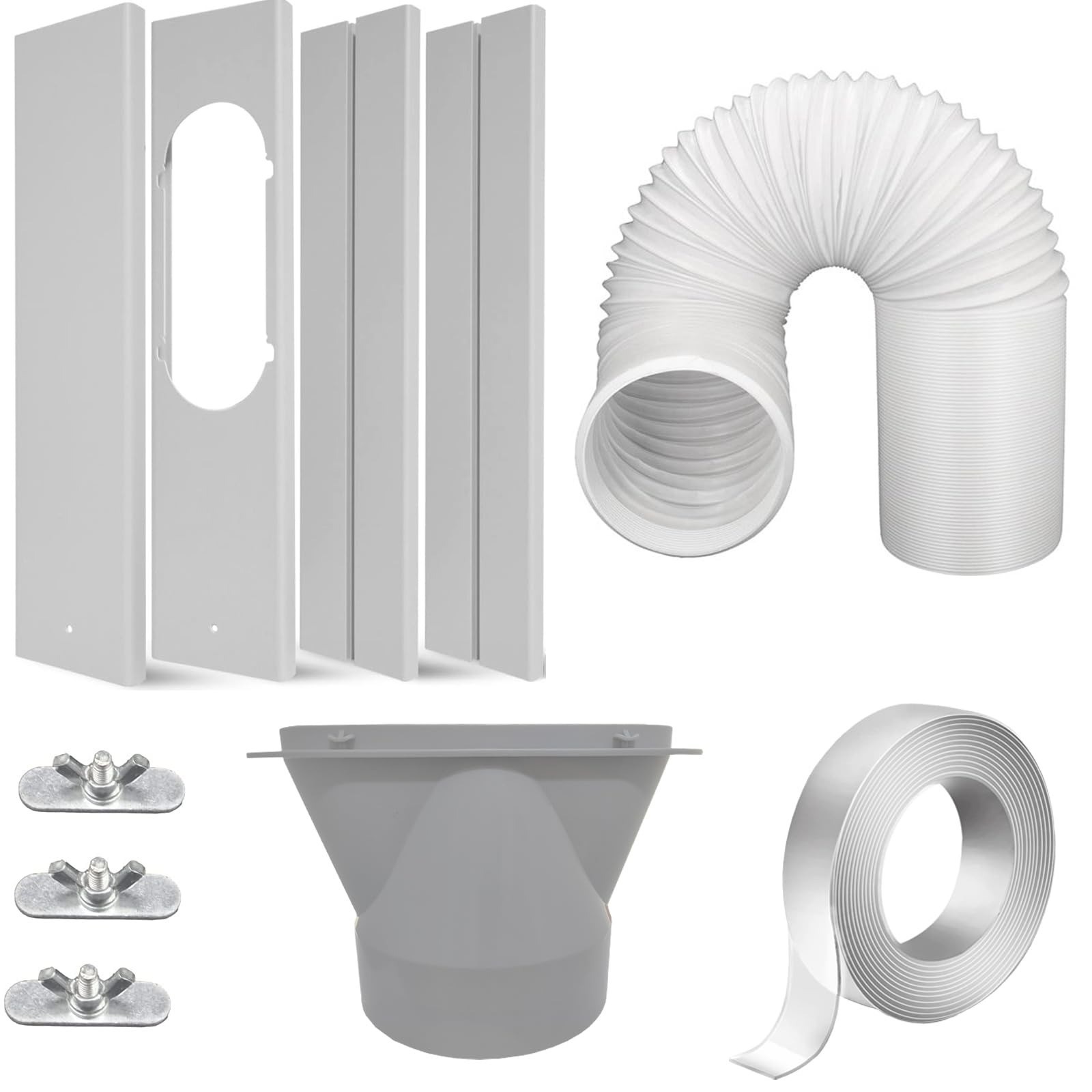 FFXWTSF Portable Air Conditioner Window Kit with 5.9&Prime; Exhaust Hose